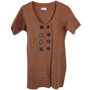 SOFT SURROUNDINGS Tunic Sweater in Brown Size Medium